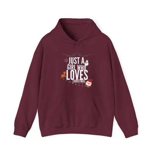 Just A Girl who loves Christmas Hoodie