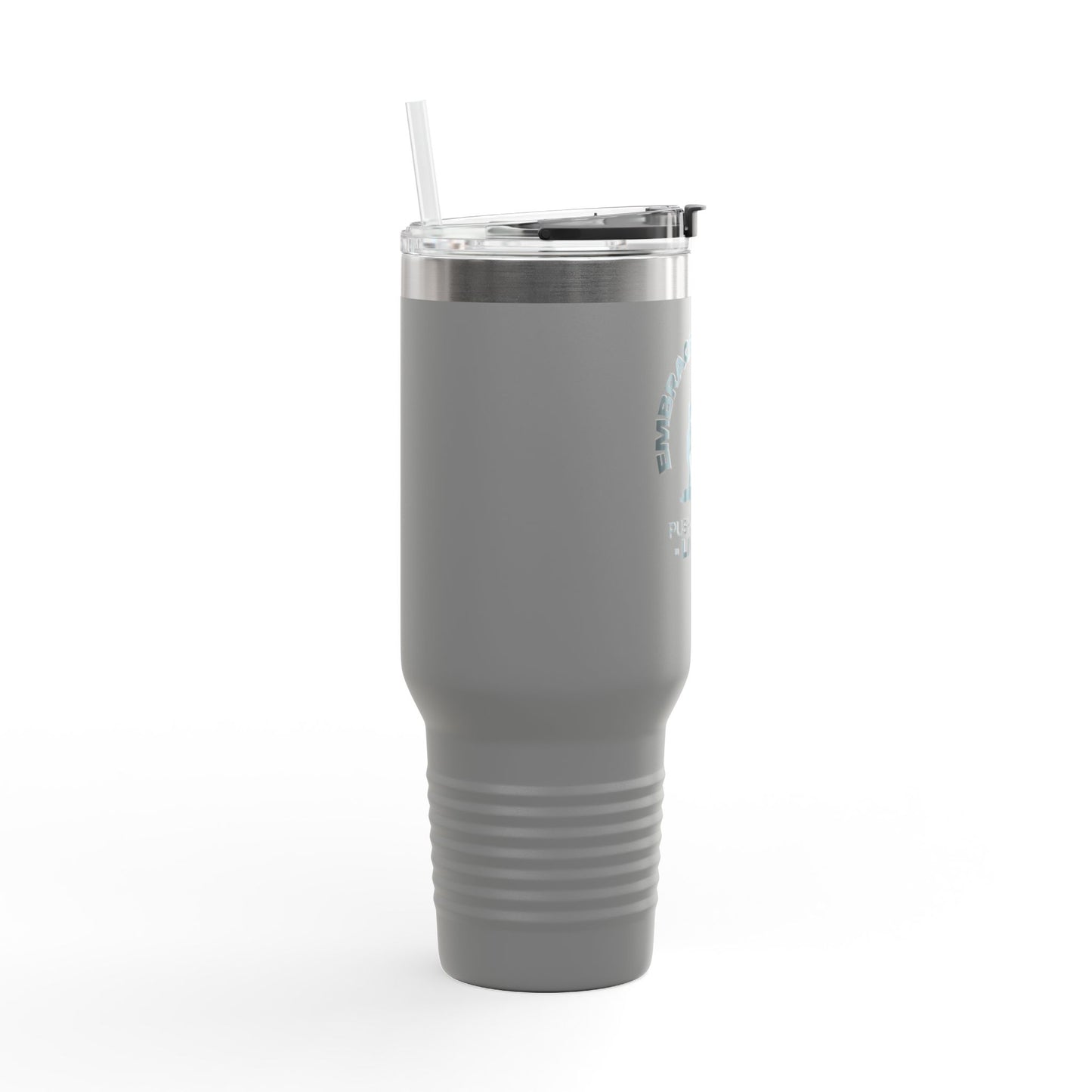 Insulated Water Tumbler 40oz  - Embrace the Grind, Push beyond limit