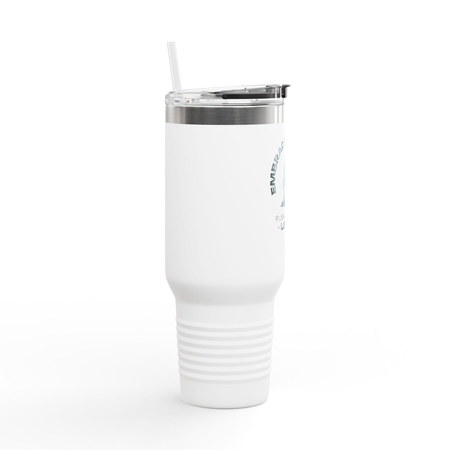 Insulated Water Tumbler 40oz  - Embrace the Grind, Push beyond limit