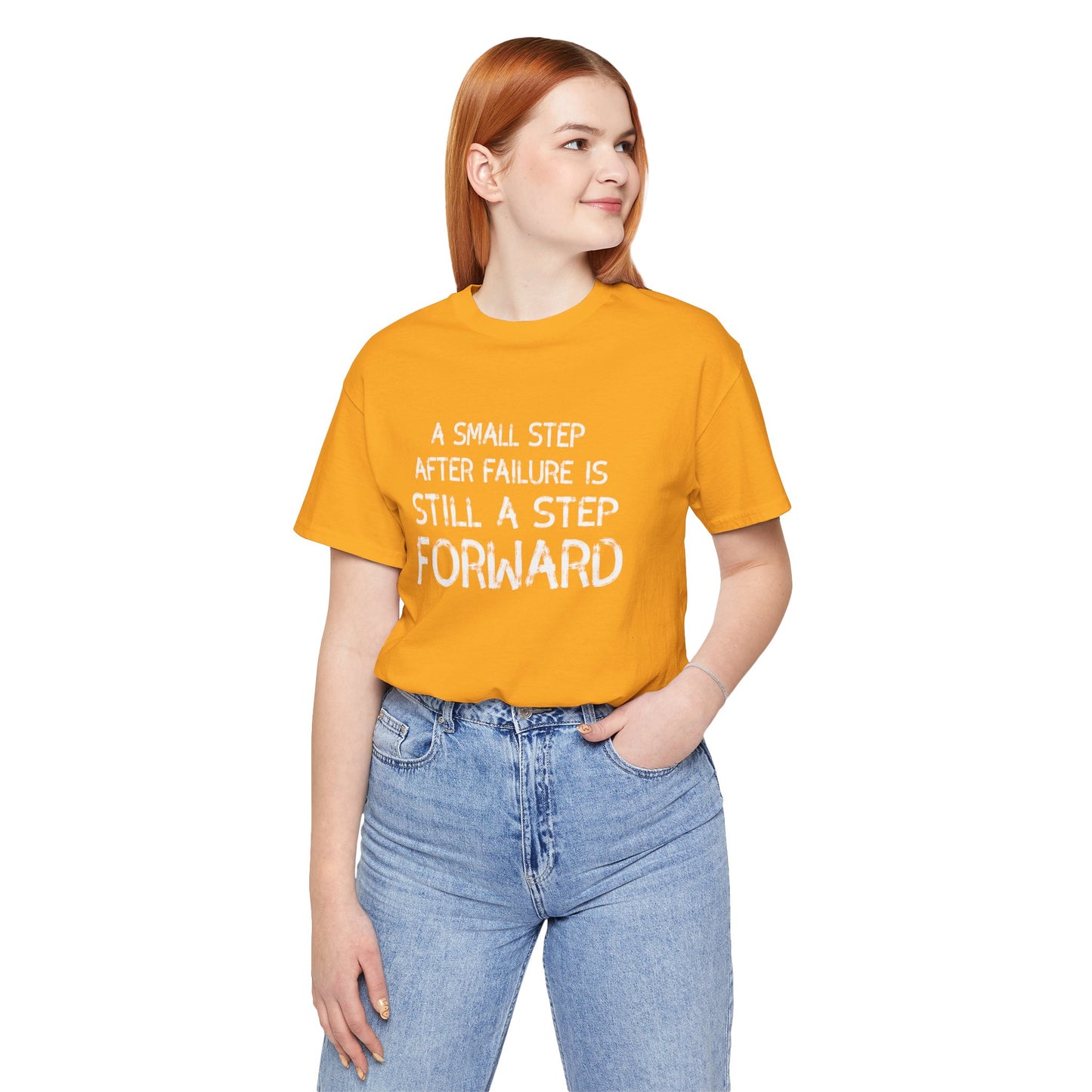 Motivational Tee - 'Small Step Forward' Quote Shirt