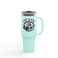 Insulated Water Tumbler 40oz  - Gym Rat Design - Insulated 40oz