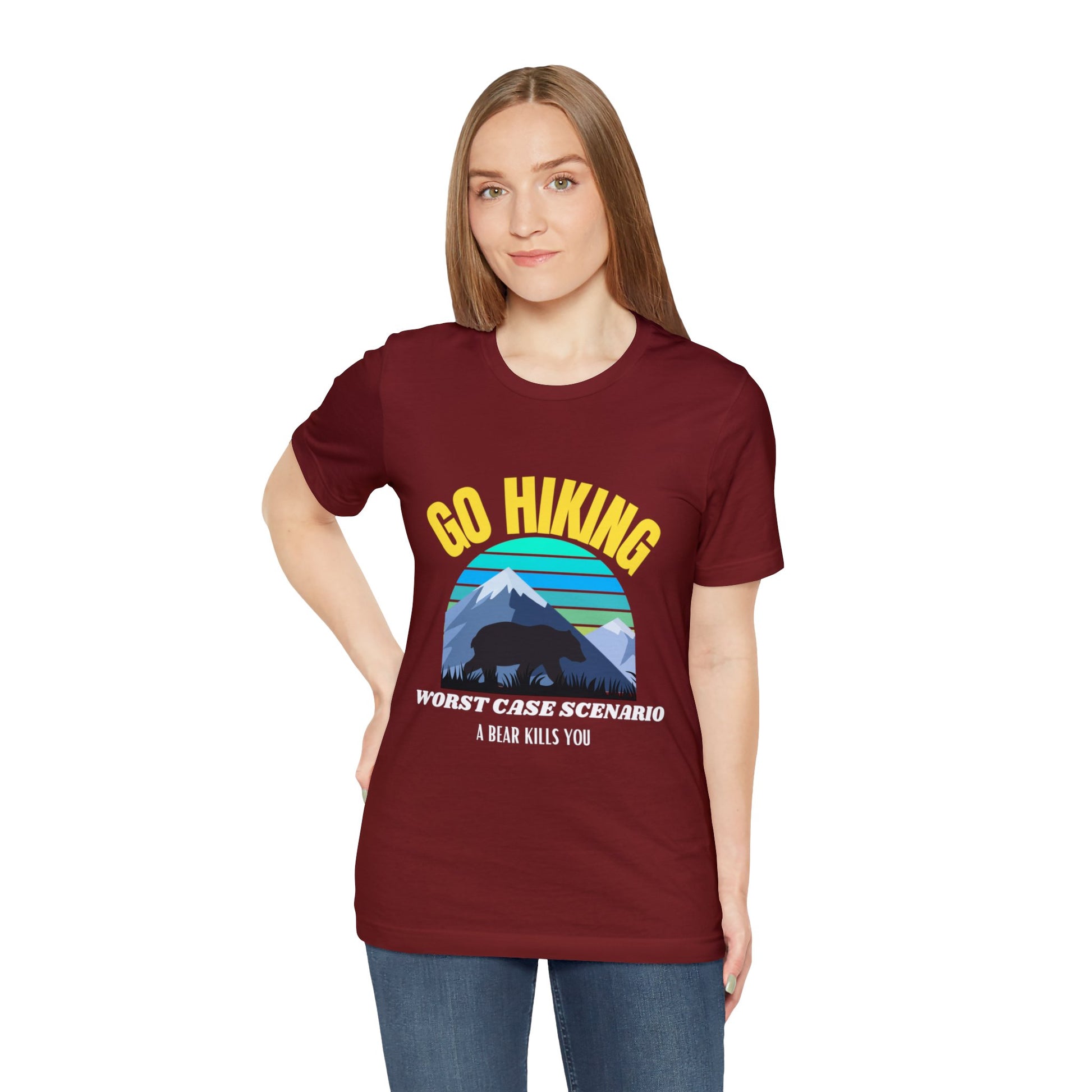 Bear-themed hiking shirt