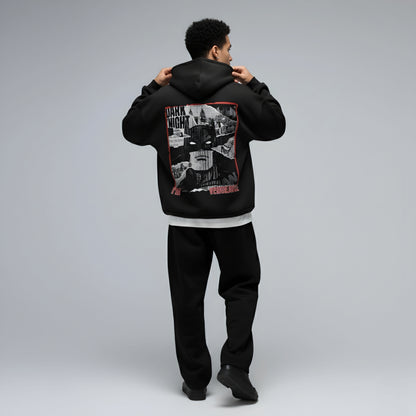 Batman Dark Night Graphic Hoodie — Dark Knight Fleece Pullover