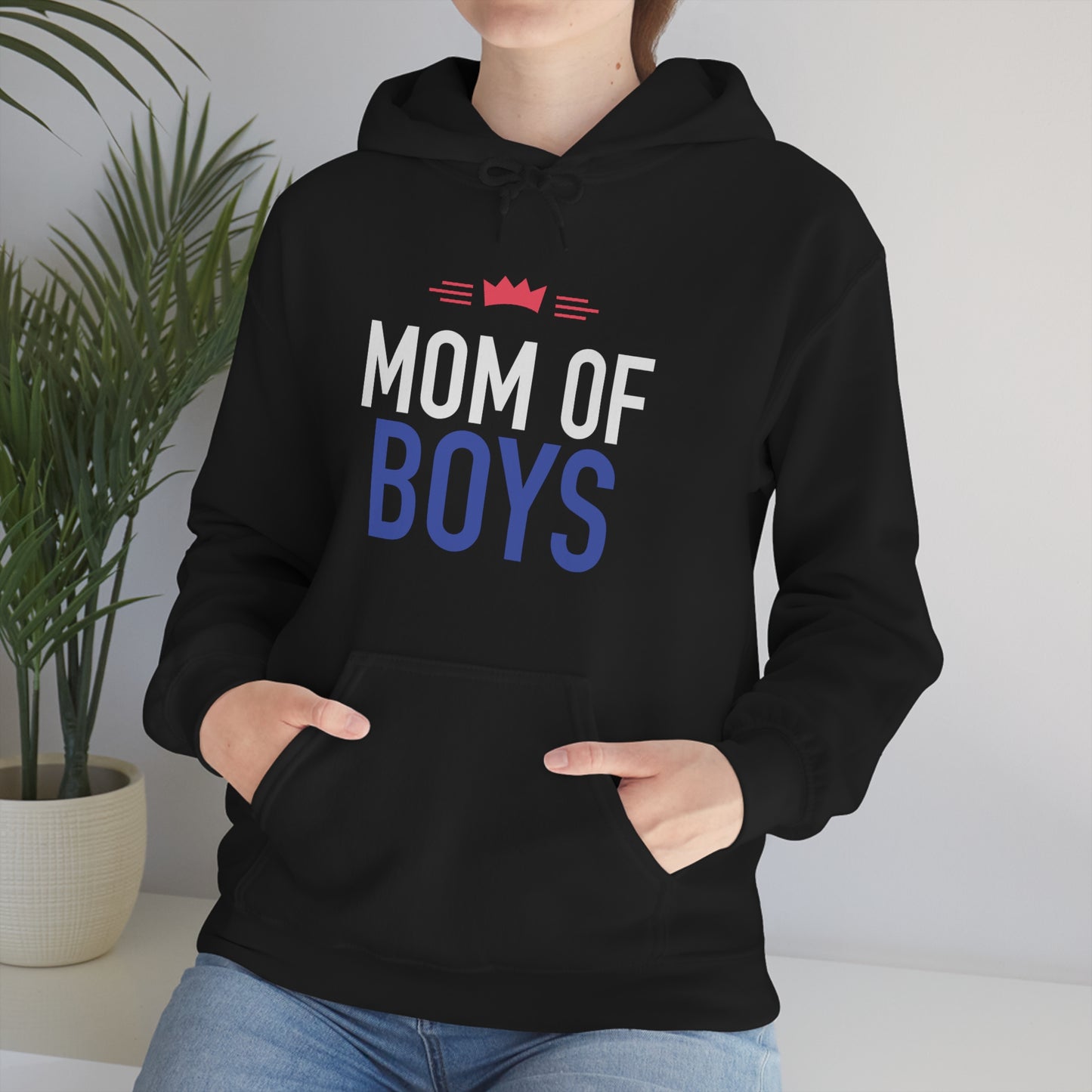 Mom of Boys Hoodie